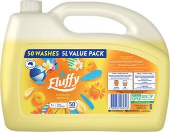 BIG W Fluffy Fabric Softener 5-Litre offer