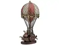 LivingStyles Veronese Cold Cast Bronze Coated Steampunk Statue, Hot Air Balloon offer