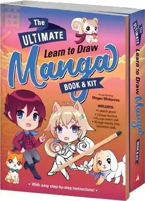 BIG W The Ultimate: Learn to Draw Manga Book and Kit offer