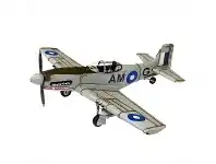 Boutica Handmade Tin Shark Teeth Mustang Plane Model