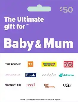 BIG W Ultimate Baby & Mum $50 Gift Card offer