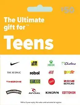 Ultimate Teens $50 Gift Card