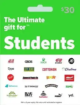 BIG W Ultimate Students $30 Gift Card offer