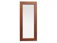 LivingStyles Hadley Solid Mahogany Timber Slim Floor Mirror - Mahogany offer