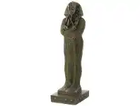 LivingStyles Veronese Cold Cast Bronze Coated Sarcophagus of King Tutankhamun Sculpture offer
