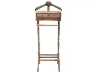 LivingStyles Recco Hand Crafted Mahogany Valet Stand, Weathered Oak offer