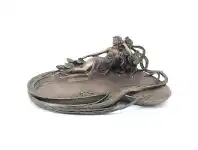 LivingStyles Veronese Cold Cast Bronze Coated Reclining Lady Jewellery Tray offer