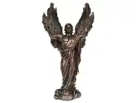 LivingStyles Veronese Cold Cast Bronze Coated Angel Figurine, Metatron offer
