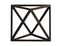 Solid Timber Platonic Octahedron Model - The Element Air