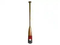 Recycled Timber Royal Barge Oar, White Star