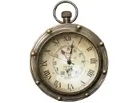 LivingStyles Porthole Solid Bronze Frame Eye of Time Clock offer
