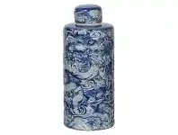 Oriental Charm Ceramic Lidded Jar, Chinese Dragon