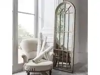 LivingStyles Calam Panelled Arch Window Mirror, 180cm offer