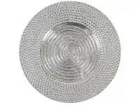 LivingStyles Kohia Aluminium Decor Plate Wall Art, Silver offer