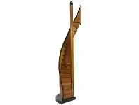 Handcrafted Solid Timber Lighthouse Steps Model, Large