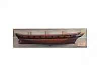 Handcrafted Wooden Clipper Thermopylae 1868 Half Hull Model on Plaque