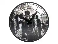 Nextime Kiss Me In Paris Round Wall Clock