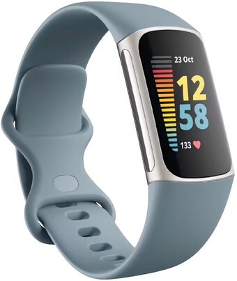 Officeworks Fitbit Charge 5 Fitness Tracker - Blue offer