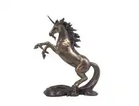 LivingStyles Veronese Cold Cast Bronze Coated Unicorn Figurine offer