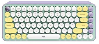 Officeworks Logitech Pop Keys Wireless Keyboard - Daydream Mint offer