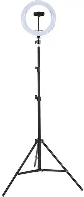Officeworks Otto 10" LED Ring Light with Tripod offer