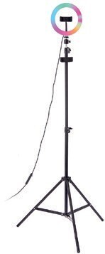 Officeworks Otto RGB Ring Light with Tripod, Remote and Microphone offer