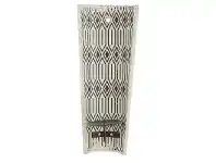 Milawa Ceramic Wall Mount Candle Holder, Charcoal