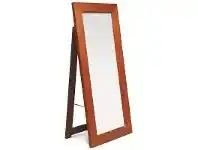 LivingStyles Hadley Solid Mahogany Timber Free Stand Dressing Mirror - Mahogany offer