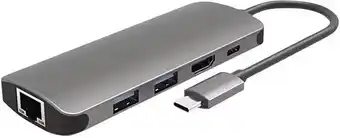 Officeworks Comsol USB-C to HDMI, 2 x USB 3.0, RJ45 and USB-C Adaptor offer