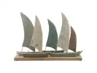 LivingStyles Cottesloe Mango Wood Sailboat Group Statue offer