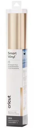 Officeworks Cricut Smart Vinyl Permanent 13 x 36" - Metallic Champagne offer