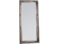 LivingStyles Ronni Baroque Floor Mirror, 156cm, Silver offer