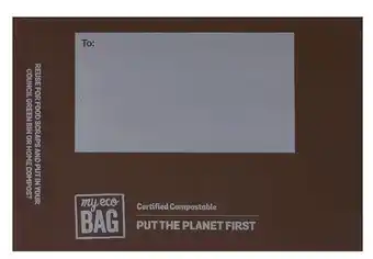 Officeworks MyEcoBag A3 5 Pack Compostable Courier Bags offer