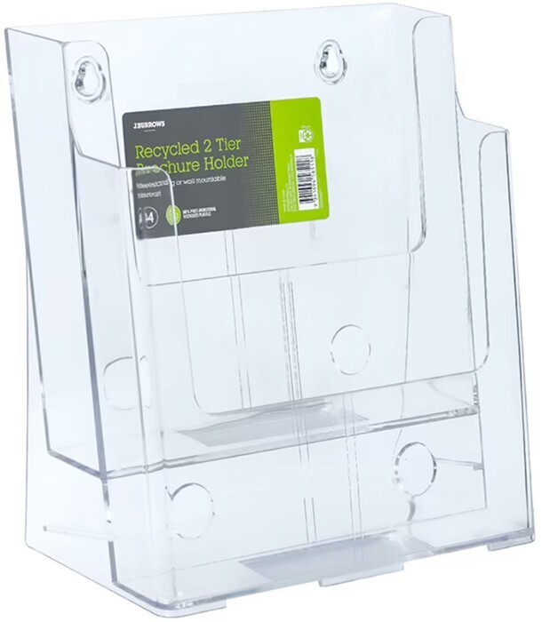 J.Burrows Brochure Holder 2 Tier A4 offer at Officeworks