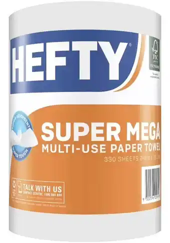 Hefty Mega Paper Towel - 330 Sheets
