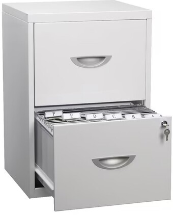 J.Burrows Soho 2 Drawer Filing Cabinet