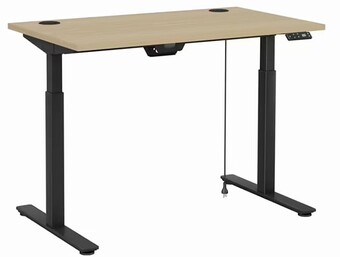 Officeworks J.Burrows Matrix Executive Sit Stand Electric Desk offer