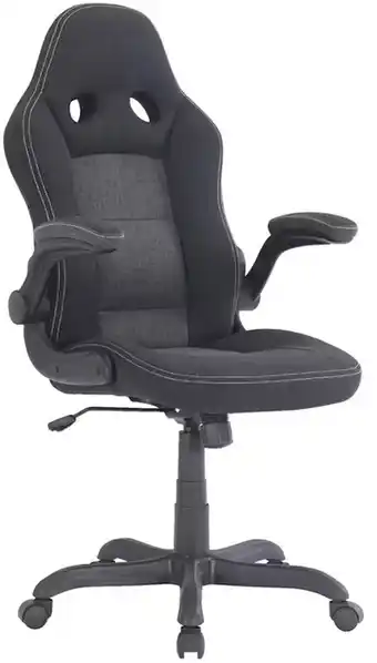 Officeworks Typhoon Bathurst Racer Chair Fabric - Grey offer