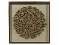 LivingStyles Leroy Handmade Rope Squiggle Wall Art, 80cm offer