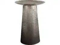 LivingStyles Harlowton Aluminum Tall Candle Holder, Small offer