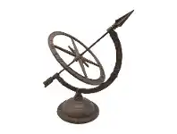 LivingStyles Rustic Iron Traditonal Sundial Decor offer