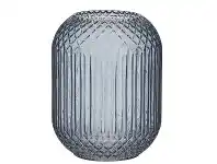 Valentina Glass Vase, Blue