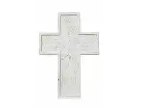 LivingStyles Northford Wooden Cross Wall Decor, Small offer