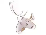 LivingStyles Safari DIY 3D Puzzle Wall Decor, Moose offer