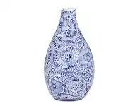 LivingStyles Sable Hand Painted Ceramic Vase, Large offer