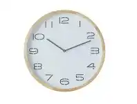 LivingStyles Leni Round Wall Clock, 41.5cm, White offer