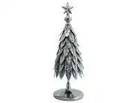 LivingStyles Silvery Star Iron Enchanting Christmas Tree Decor, Small offer