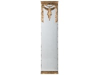 Slim Regal Antique Floor Mirror, 160cm