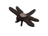 LivingStyles Cast Iron Dragonfly Tealight Holder, Antique Rust offer
