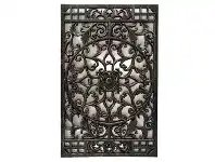 LivingStyles Alyce Cast Iron Outdoor Wall Decor / Doormat offer